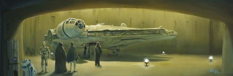 Star Wars Artwork Star Wars Artwork Boarding The Falcon (SN)